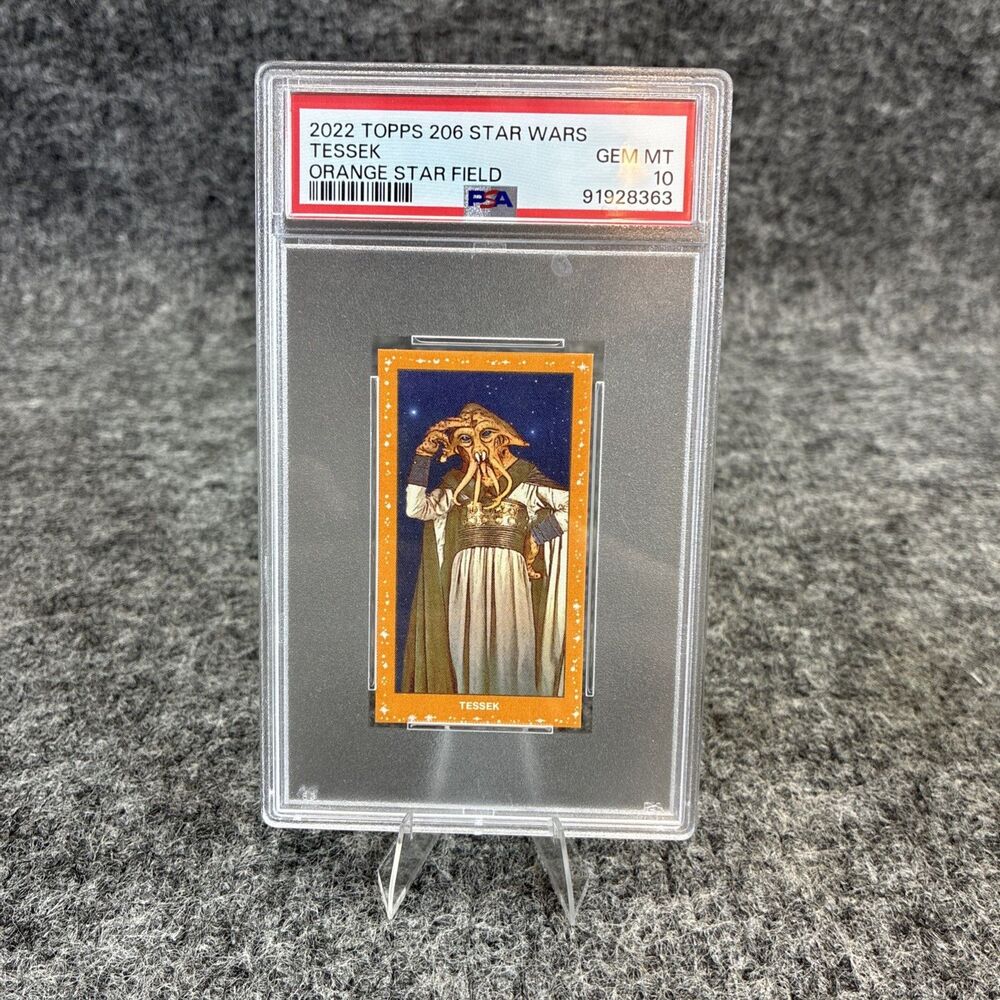 2022 Topps 206 Star Wars Tessek Orange Star Field PSA 10